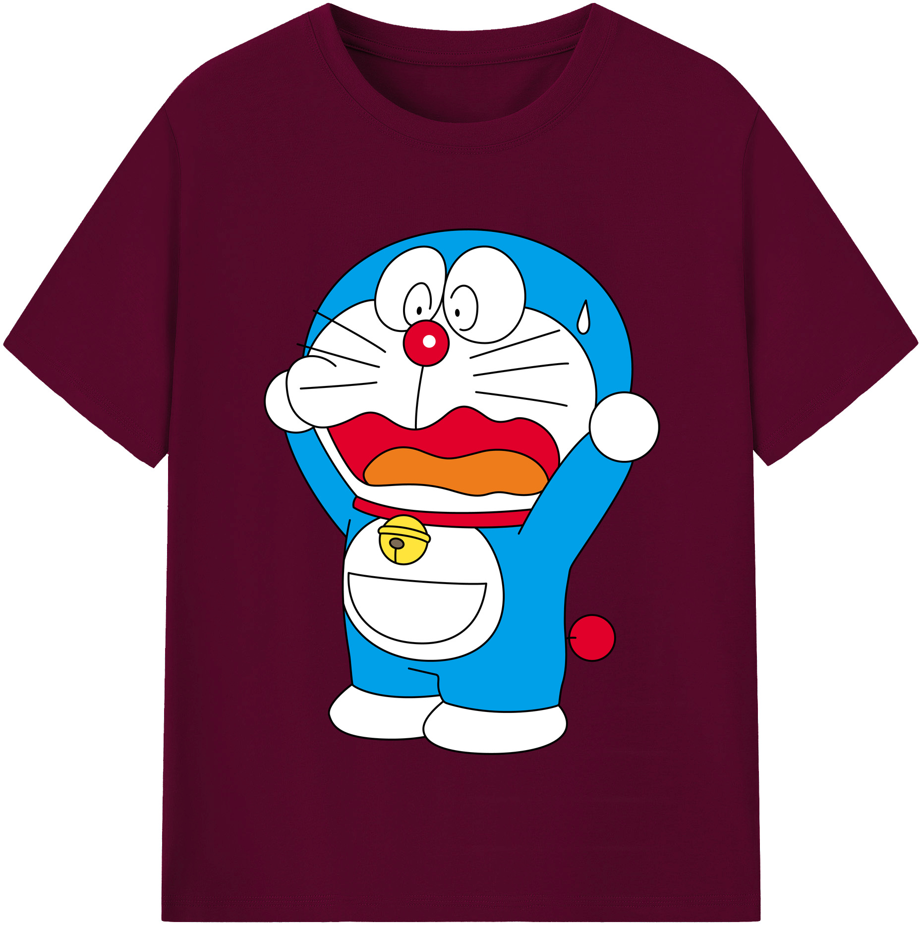 （画像用） ドラえもん Doraemon レディースカジュアルプリントTシャツ（綿100％）